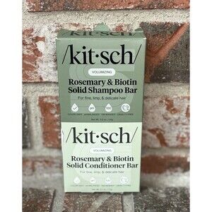 Kitsch Rosemary & Biotin SOLID Shampoo and Conditioner Set - Volumizing